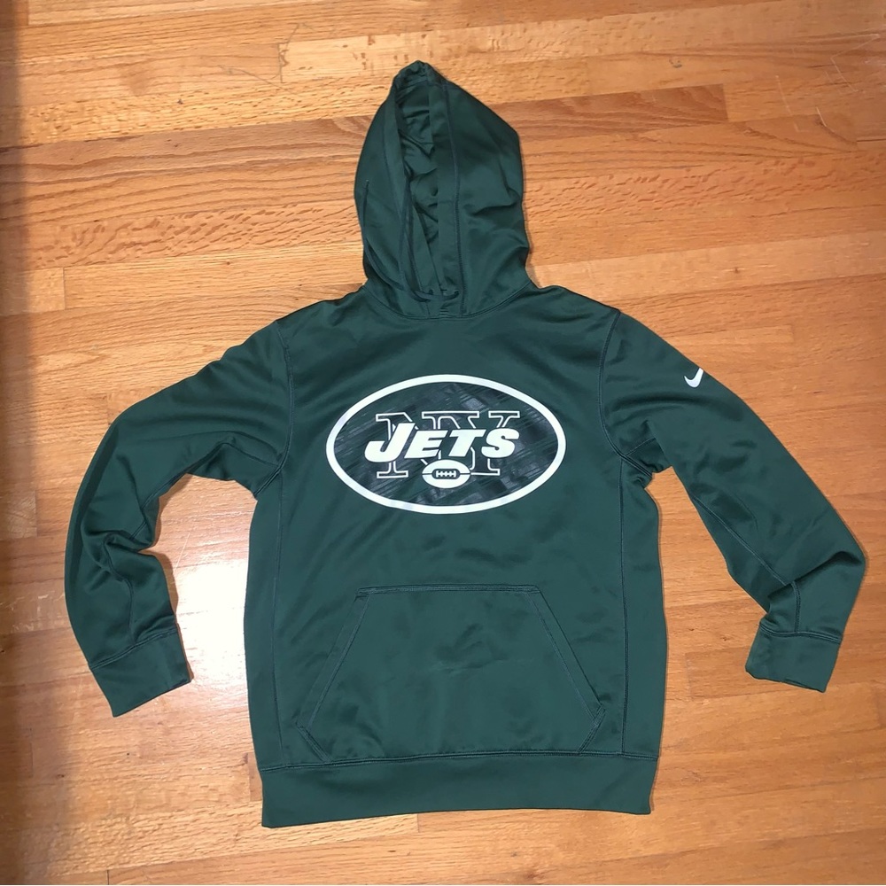 New York Jets Green NFL Nike Therma-Fit Hoodie Men’s Small